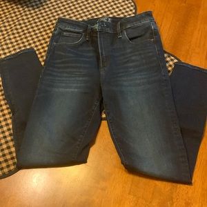 Abercrombie & Fitch Simone High Rise Super Skinny Dark Wash